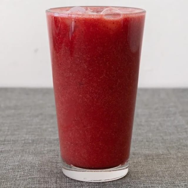 Fresh Strawberry Juice.