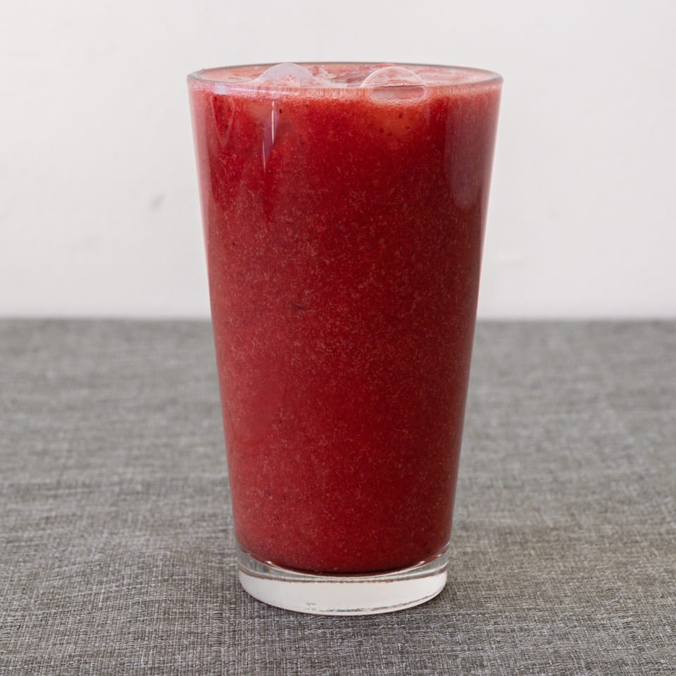  Fresh Strawberry Juice.