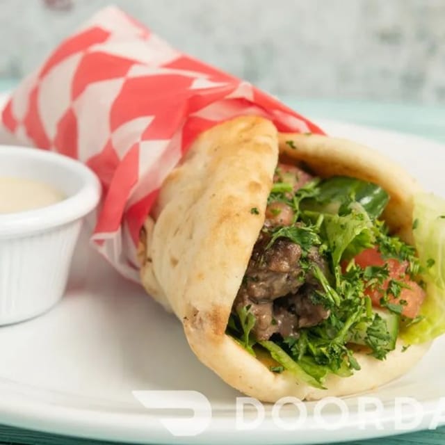 Beef Kofta Sandwich.
