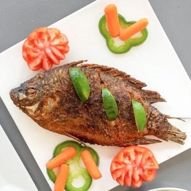 Fried Whole Tilapia.
